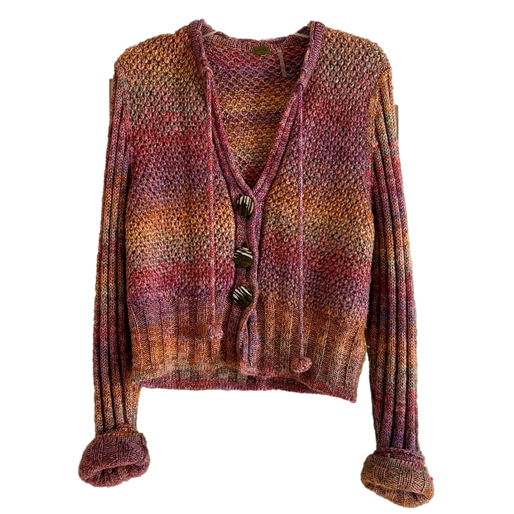 One Girl Who Acrylic/Wool Sweater -Medium